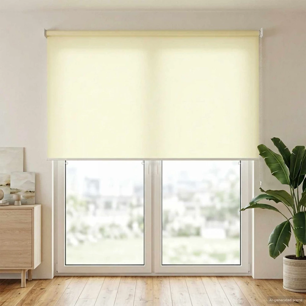 Lauko ritininė žaliuzė UV apsaugai Kreminė 100 x 230 cm (P x A)