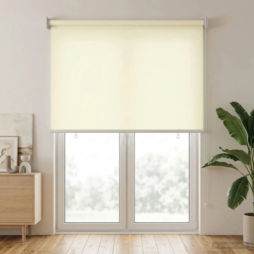 Lauko ritininė žaliuzė UV apsaugai Kreminė 100 x 230 cm (P x A)