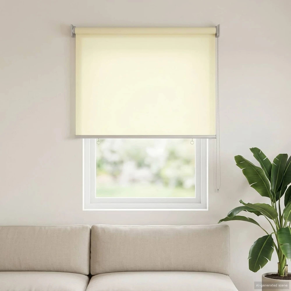 Lauko ritininė žaliuzė UV apsaugai Kreminė 100 x 230 cm (P x A)
