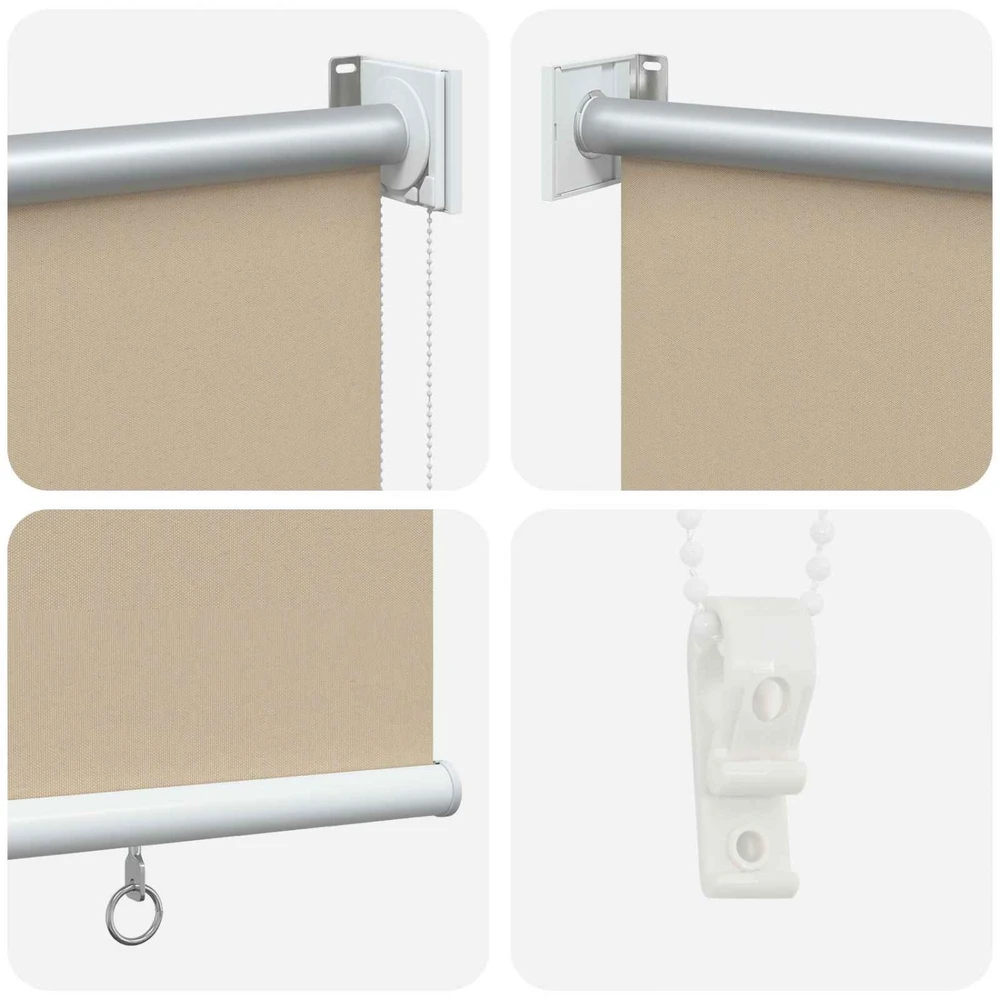 Lauko ritininė žaliuzė UV apsaugai Smėlio 100 x 230 cm (P x A)