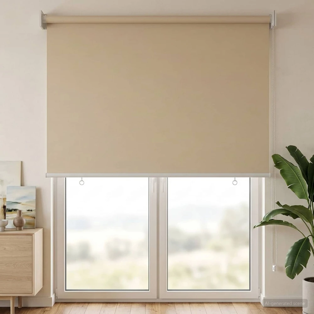 Lauko ritininė žaliuzė UV apsaugai Smėlio 100 x 230 cm (P x A)
