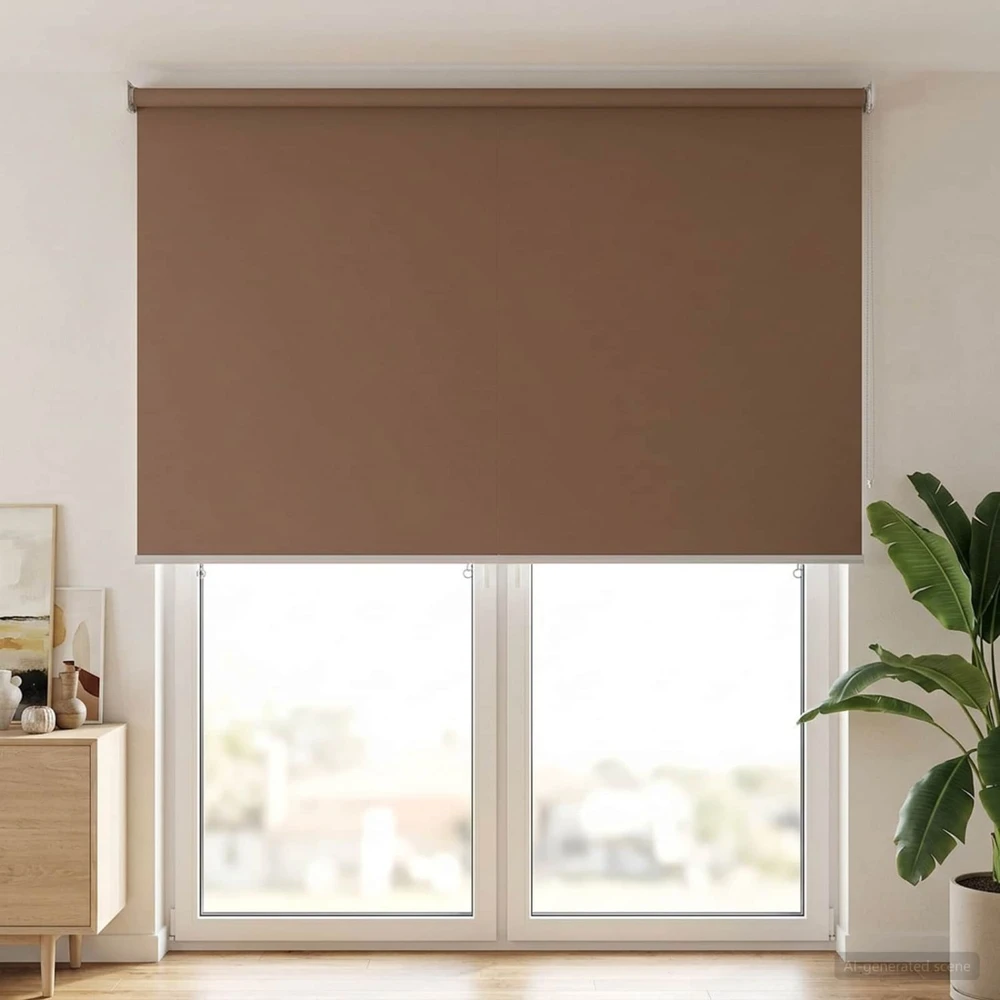 Lauko ritininė žaliuzė UV apsaugai Taupe 100 x 230 cm (P x A)