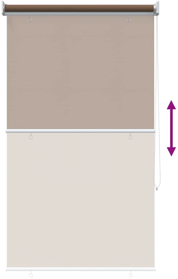 Lauko ritininė žaliuzė UV apsaugai Taupe 100 x 230 cm (P x A)