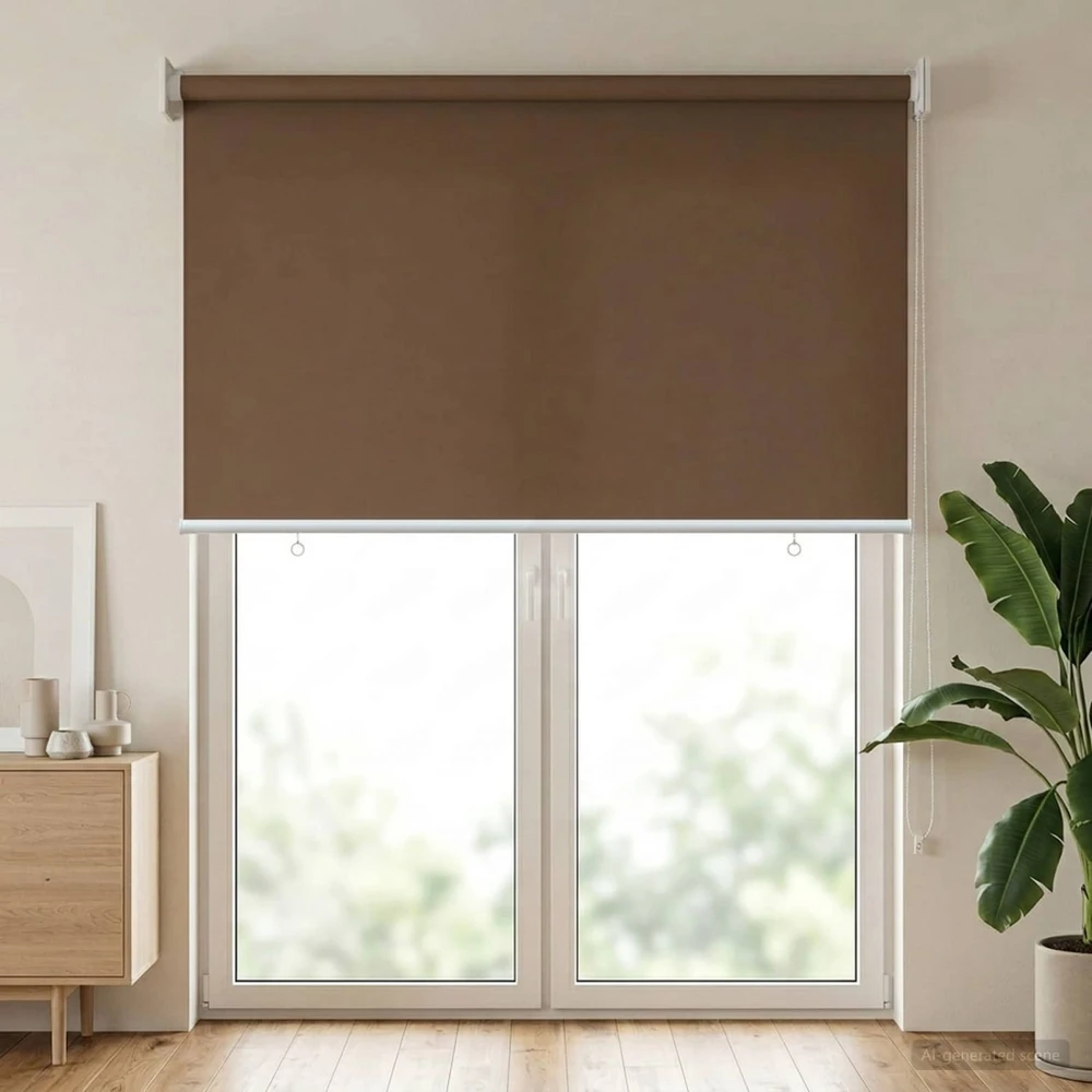 Lauko ritininė žaliuzė UV apsaugai Taupe 100 x 230 cm (P x A)