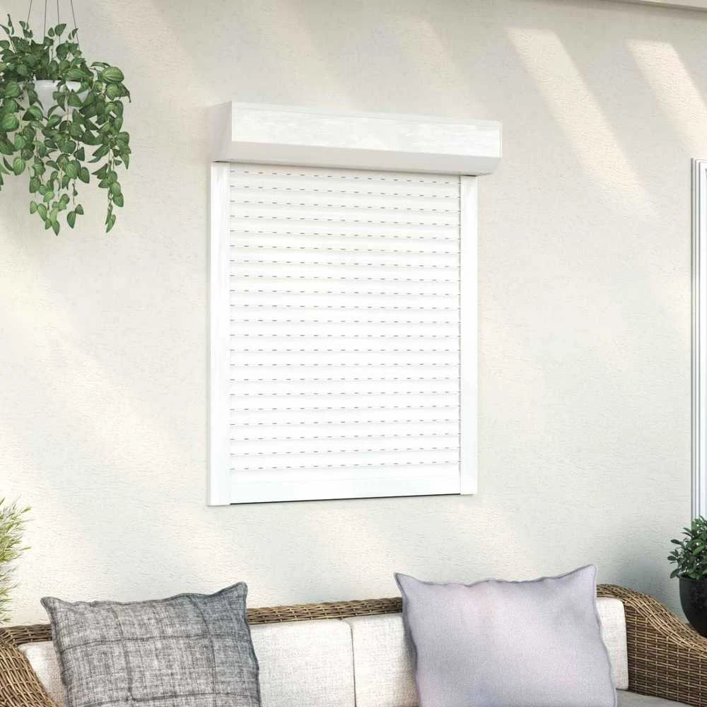 Ritinys uždangalas Baltas 70 x 100 cm Aliuminis ir poliuretanas