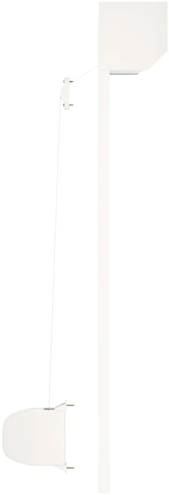 Ritinys uždangalas Baltas 80 x 100 cm Aliuminis ir poliuretanas