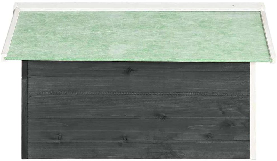 Roboto vejapjovės garažas, pilkas ir baltas, 72x87x50cm, eglė