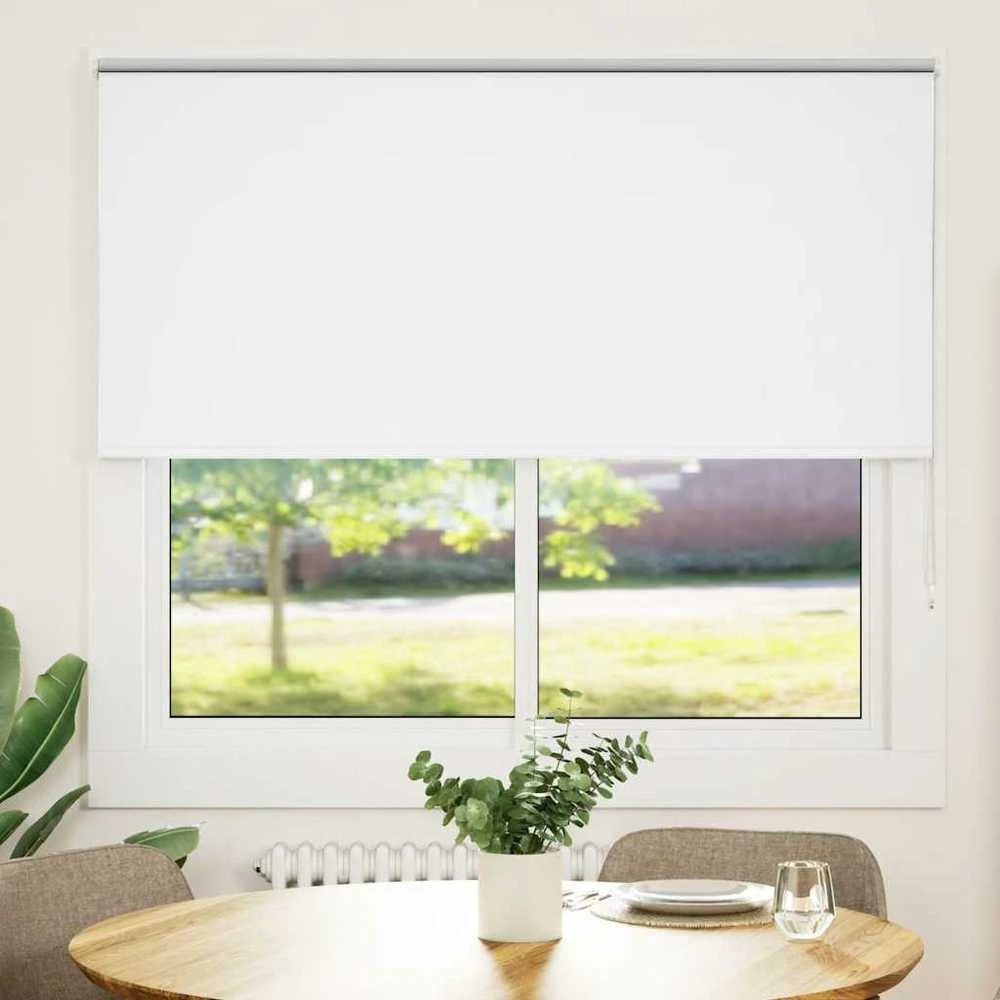 roletas baltos spalvos 155x150 cm audinio plotis 151,6 cm