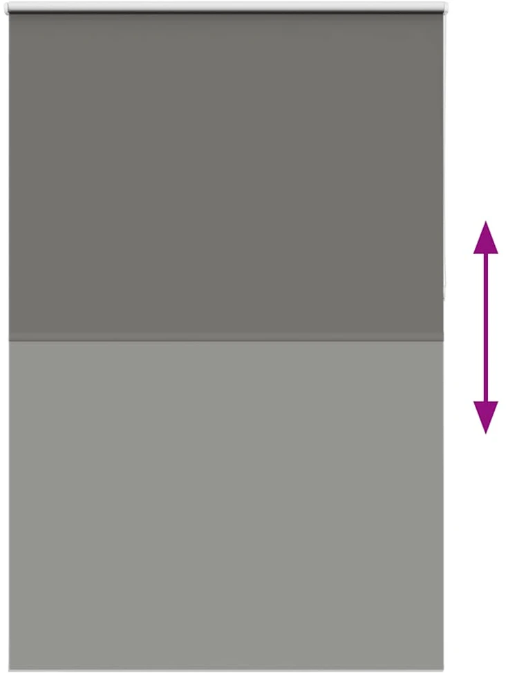 Roletas Blackout smėlio Pilka 160x230 cm Audinio plotis