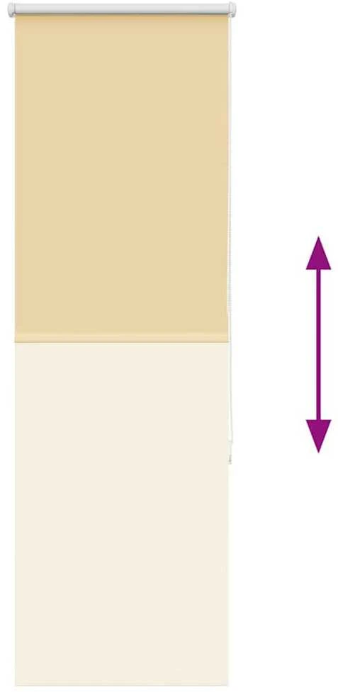 Roletas Blackout smėlio spalvos 40x150 cm Audinio plotis