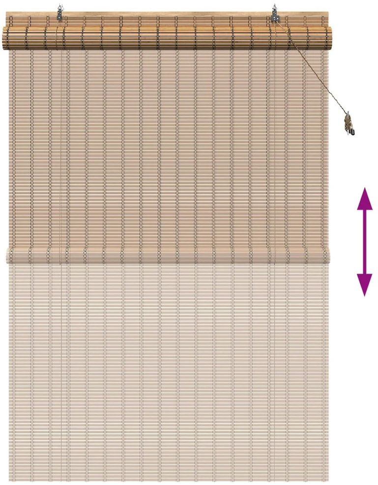 Roletas Gamta 130 x 220 cm Bambukas
