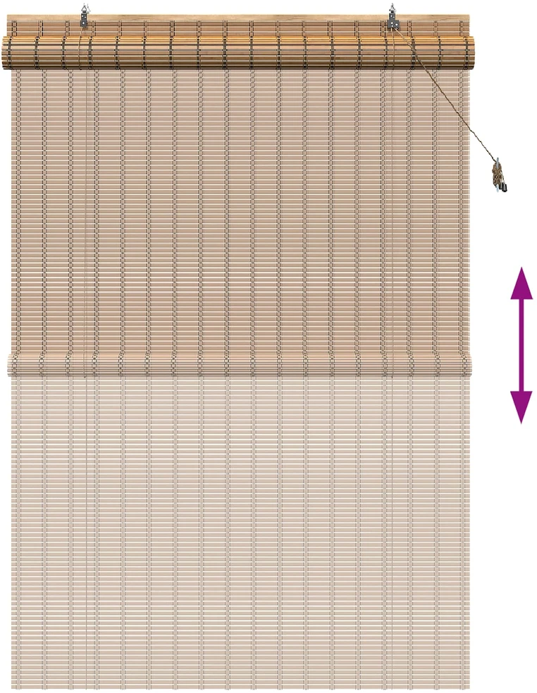 Roletas Gamta 130 x 220 cm Bambukas