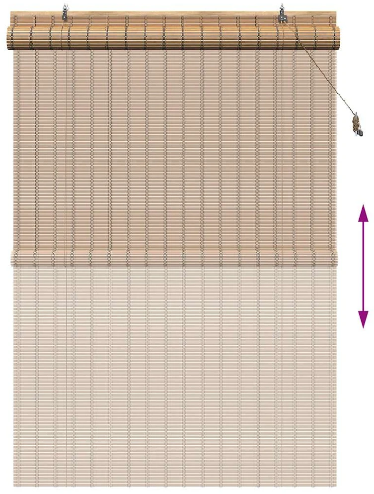 Roletas Gamta 150 x 220 cm Bambukas