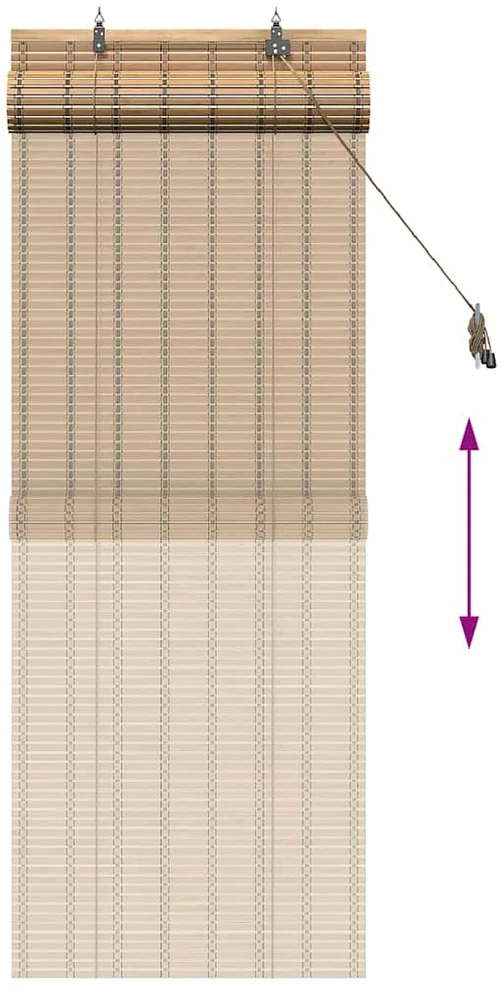 Roletas Gamta 60 x 160 cm Bambukas