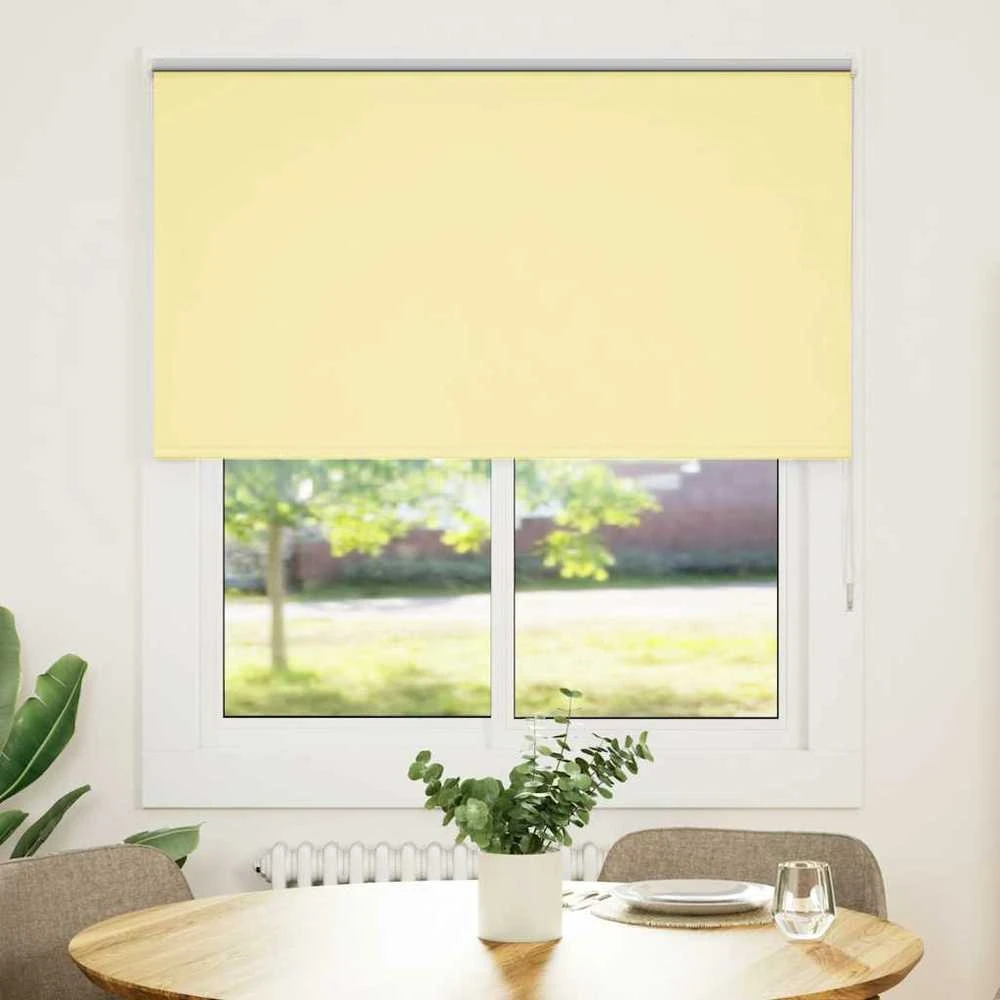 Roletas geltona 135x150 cm audinio plotis 131,6 cm poliesteris