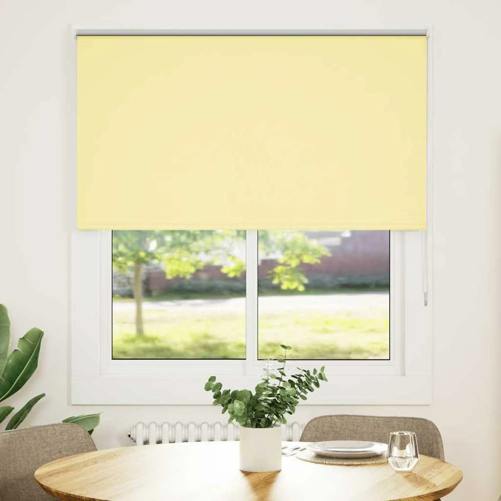 Roletas geltona 140x150 cm audinio plotis 136,6 cm poliesteris