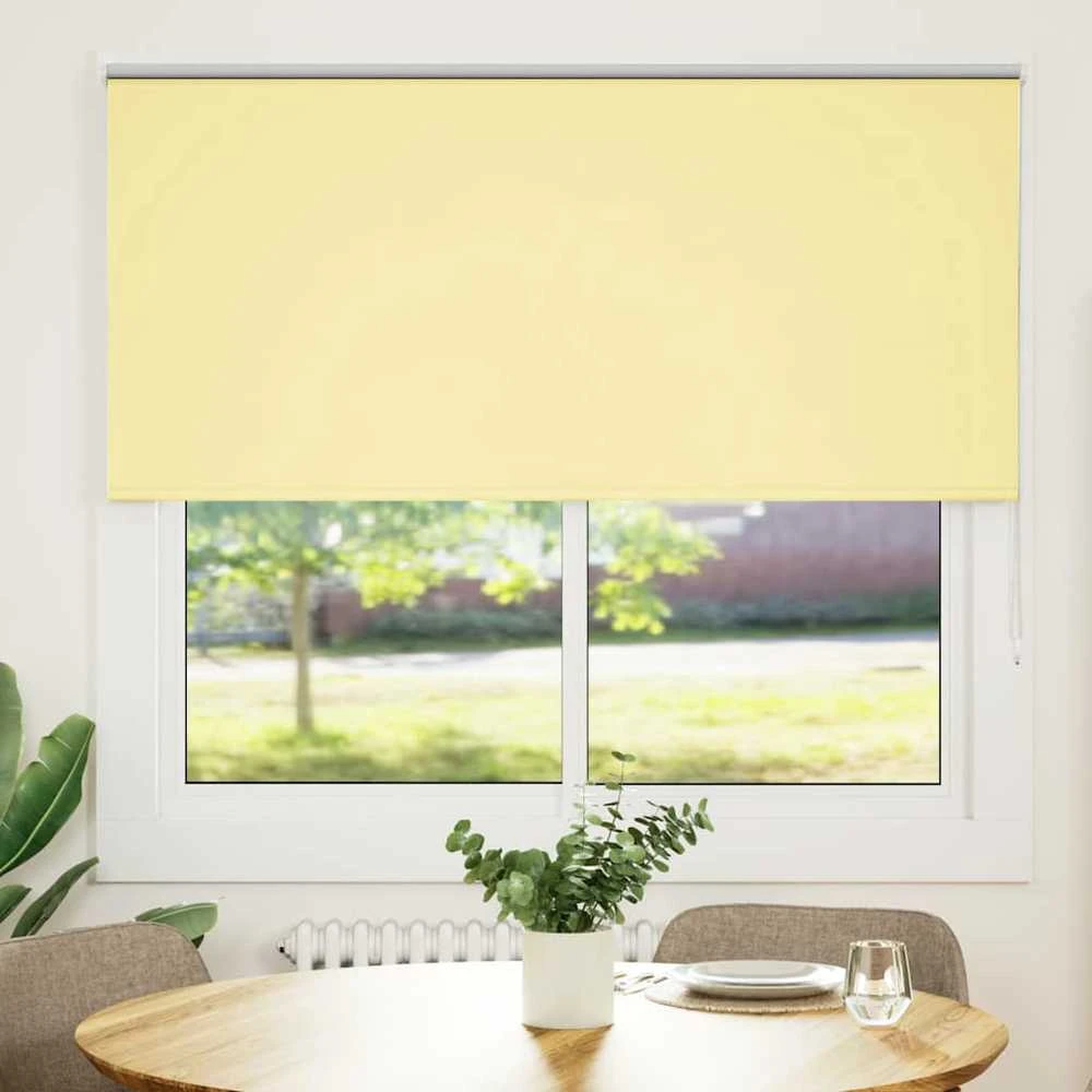 Roletas geltona 155x150 cm audinio plotis 151,6 cm poliesteris