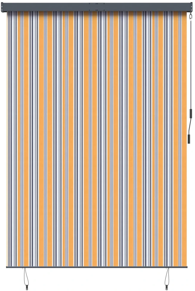 Roletas Geltona ir mėlyna 180 x 250 cm Audinys ir aliuminis