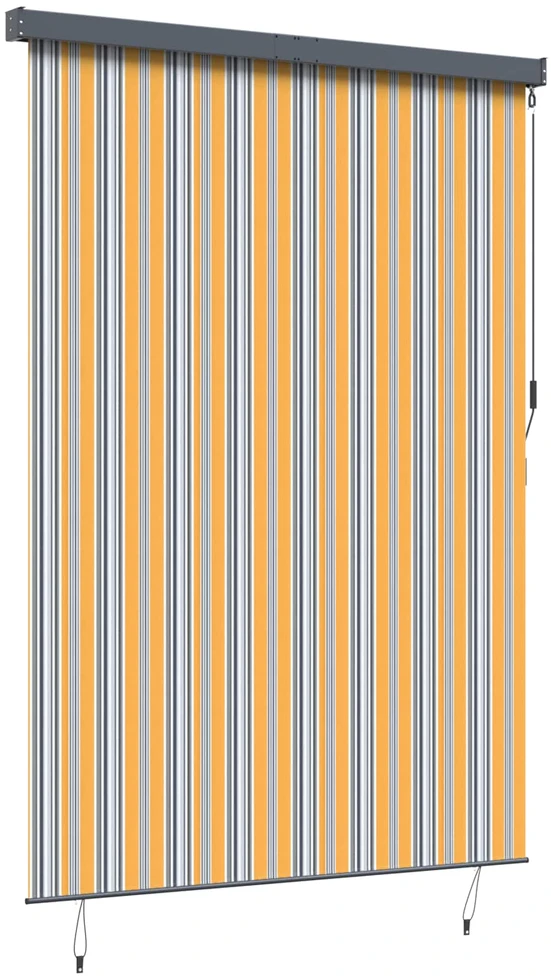 Roletas Geltona ir mėlyna 180 x 250 cm Audinys ir aliuminis