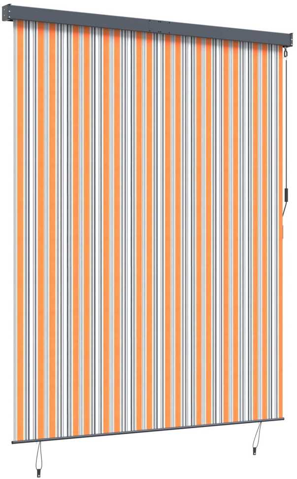 Roletas Geltona ir mėlyna 220 x 250 cm Audinys ir aliuminis