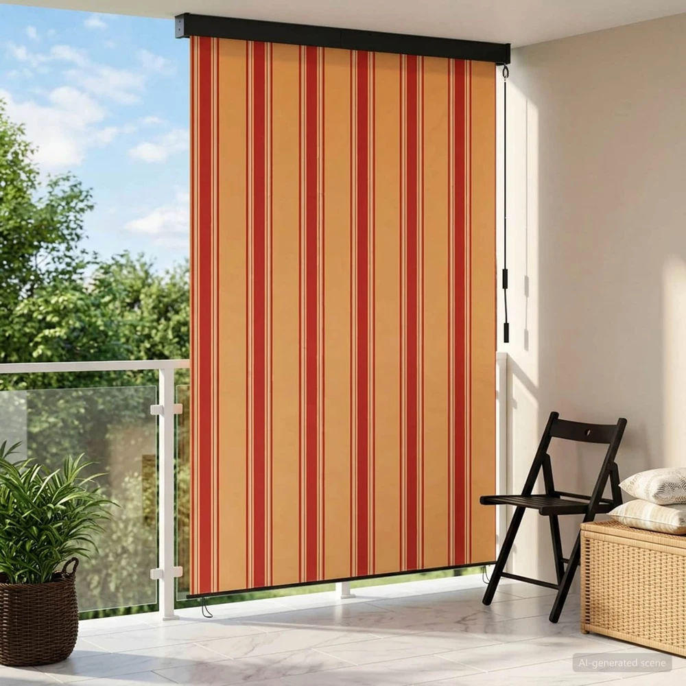 Roletas Įvairiaspalvis 100 x 250 cm Audinys ir aliuminis