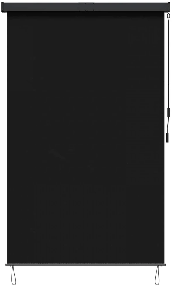 Roletas Juoda 60 x 250 cm Audinys ir aliuminis