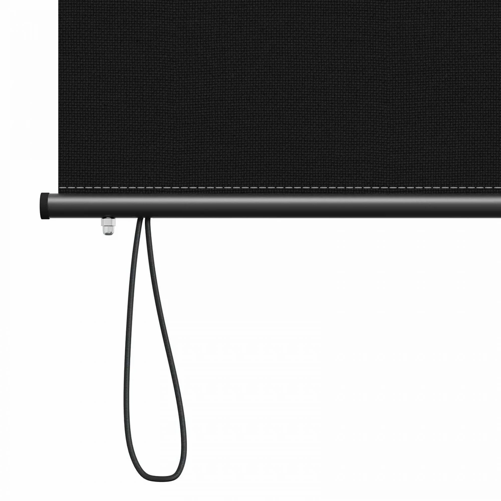 Roletas Juoda 60 x 250 cm Audinys ir aliuminis