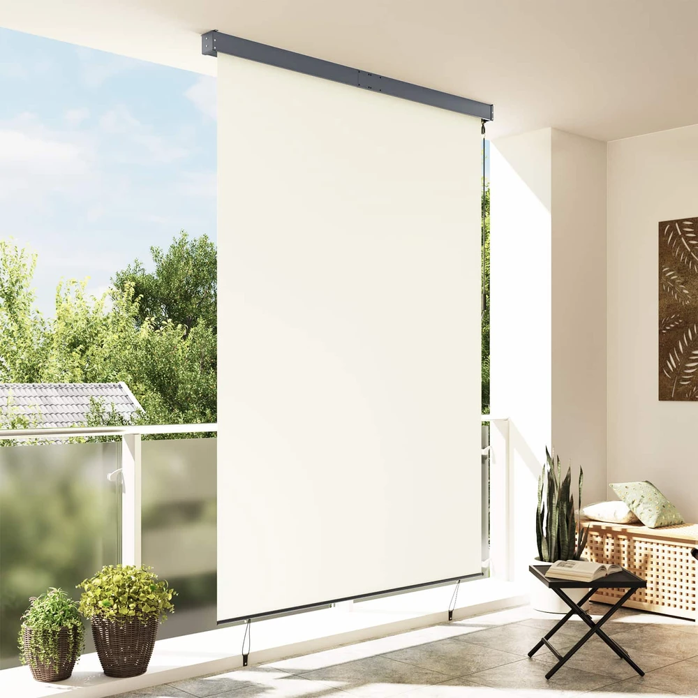 Roletas Kreminė 180 x 250 cm Audinys ir aliuminis