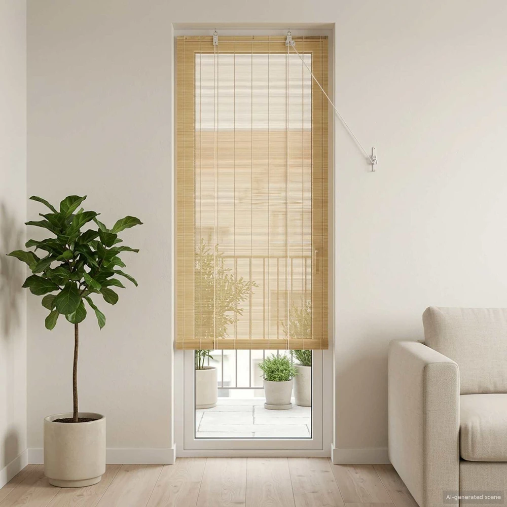 Roletas Natūrali 40 x 220 cm Bambukas