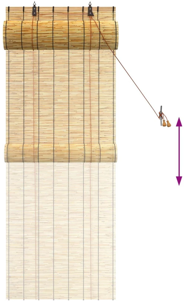 Roletas Natūrali 60 x 160 cm Nendrės