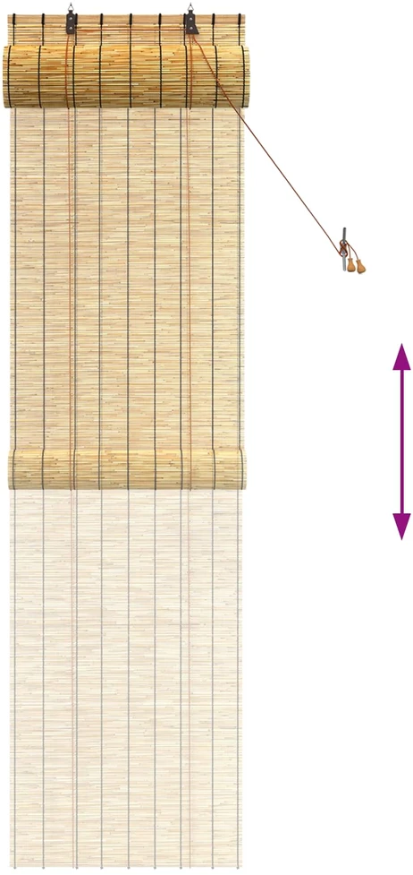 Roletas Natūrali 60 x 220 cm Nendrės
