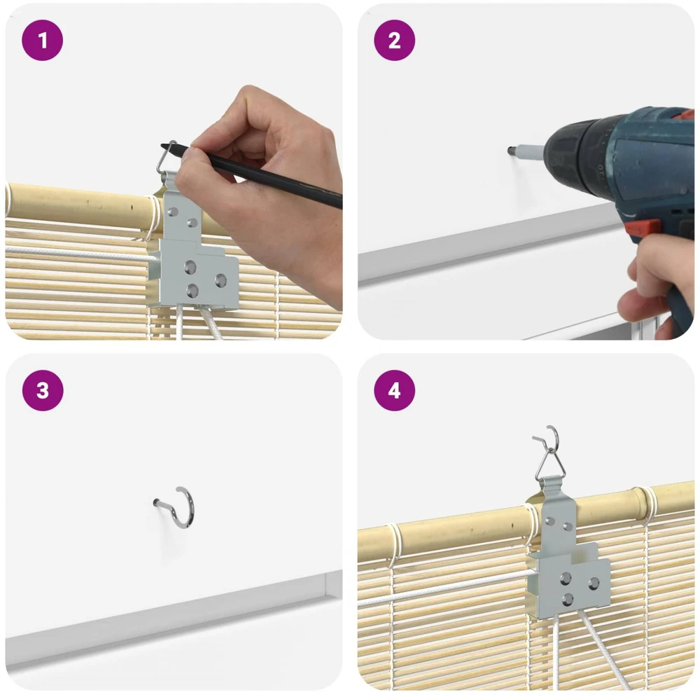 Roletas Natūrali 70 x 160 cm Bambukas