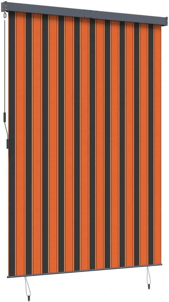 Roletas Oranžinė ir ruda 180 x 250 cm Audinys ir aliuminis