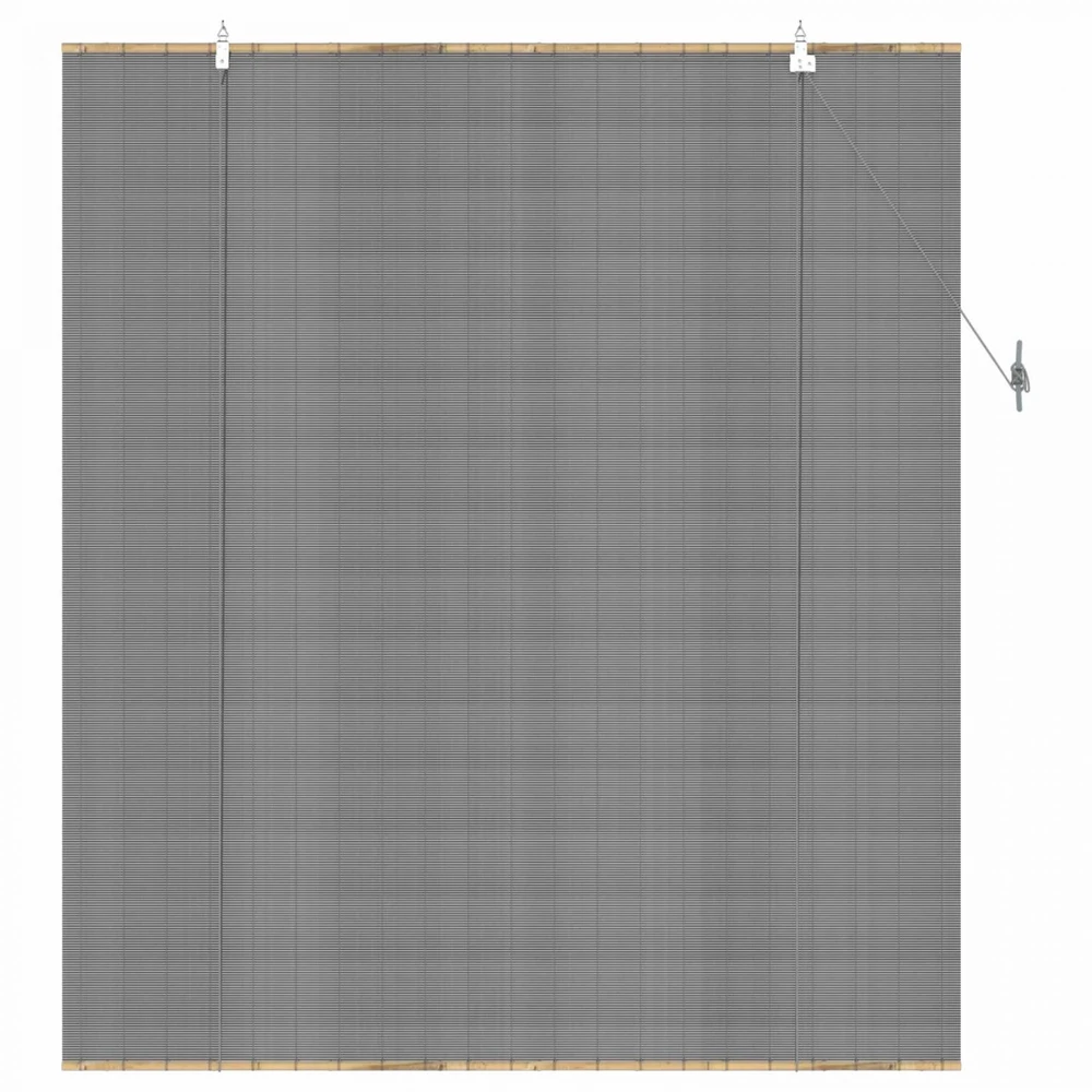 Roletas Pilka 130 x 160 cm Bambukas