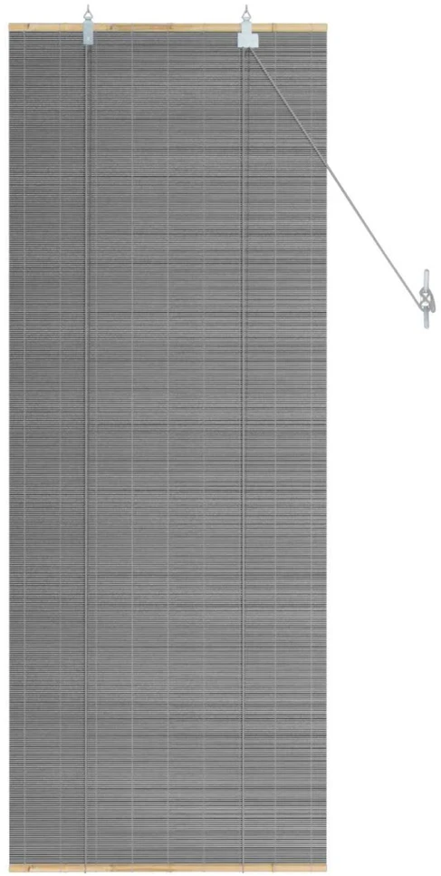 Roletas Pilka 60 x 160 cm Bambukas