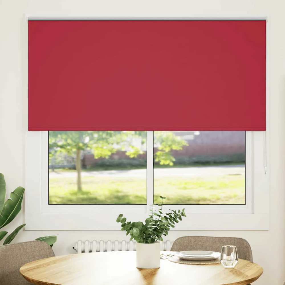 Roletas raudona 160x175 cm audinio plotis 156,6 cm poliesteris