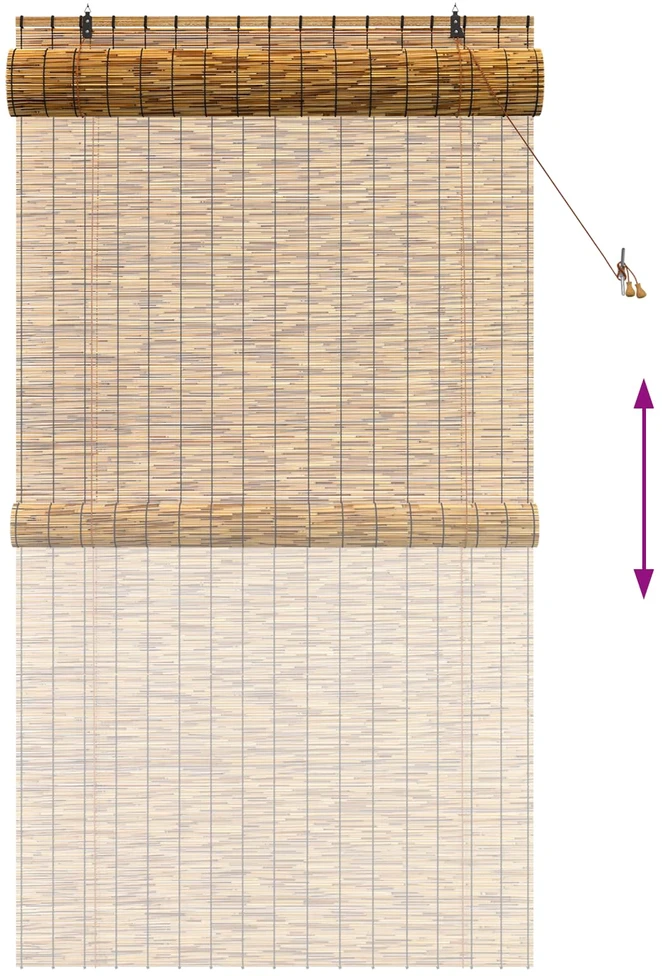 Roletas Ruda 120 x 220 cm Nendrės