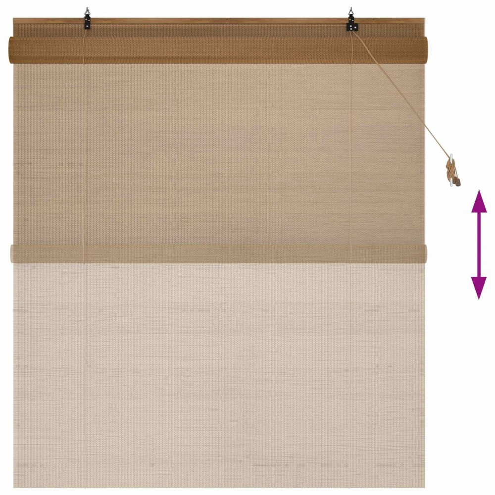 Roletas Ruda 130 x 160 cm Bambukas