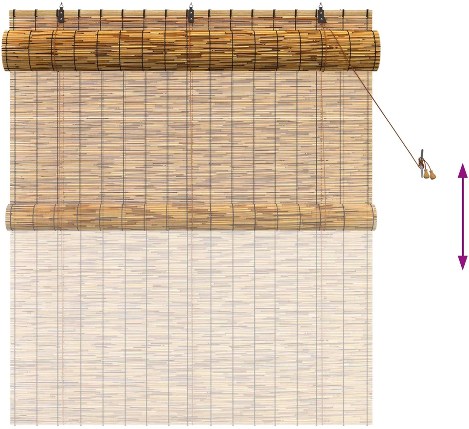 Roletas Ruda 140 x 160 cm Nendrės
