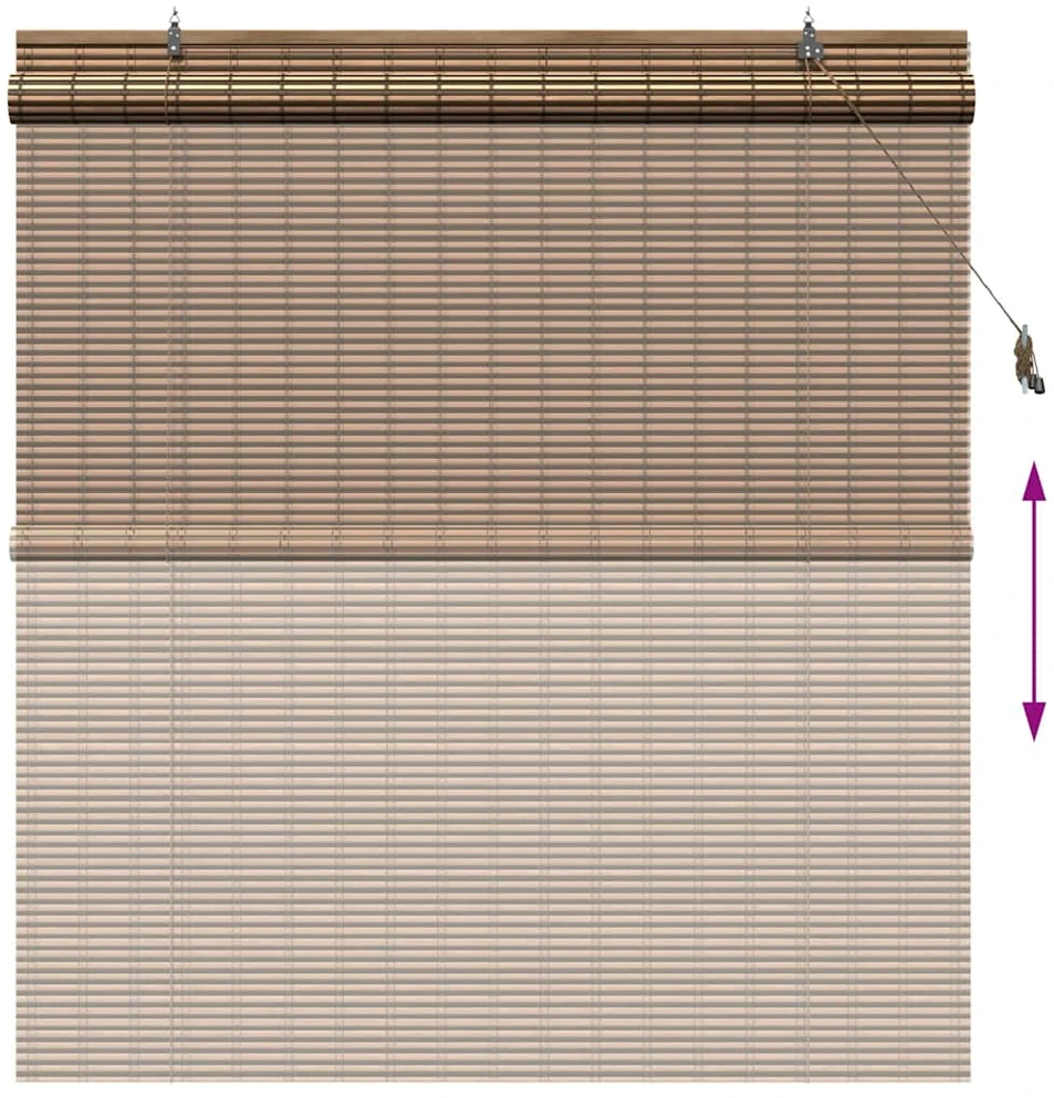 Roletas Ruda 150 x 160 cm Bambukas