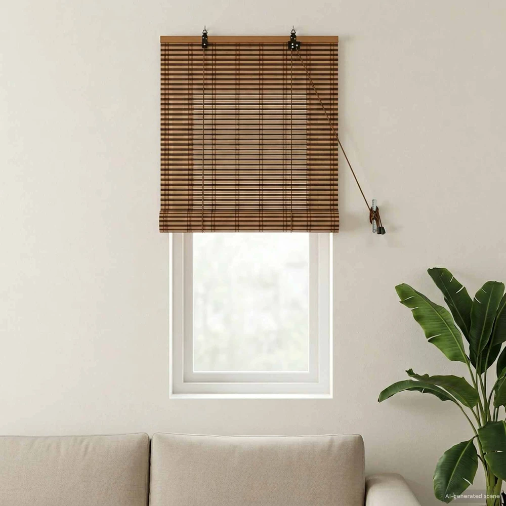 Roletas Ruda 40 x 160 cm Bambukas
