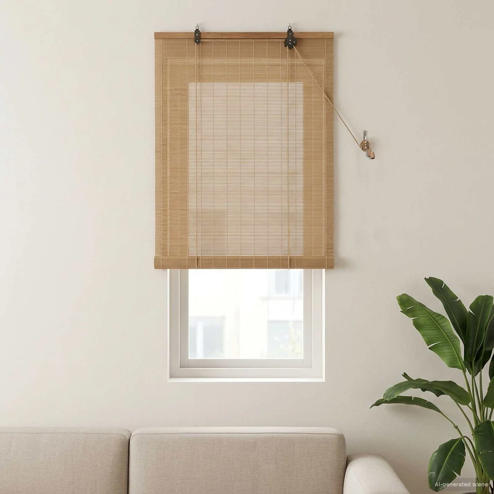 Roletas Ruda 40 x 160 cm Bambukas