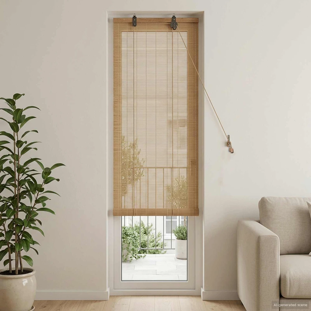 Roletas Ruda 40 x 220 cm Bambukas