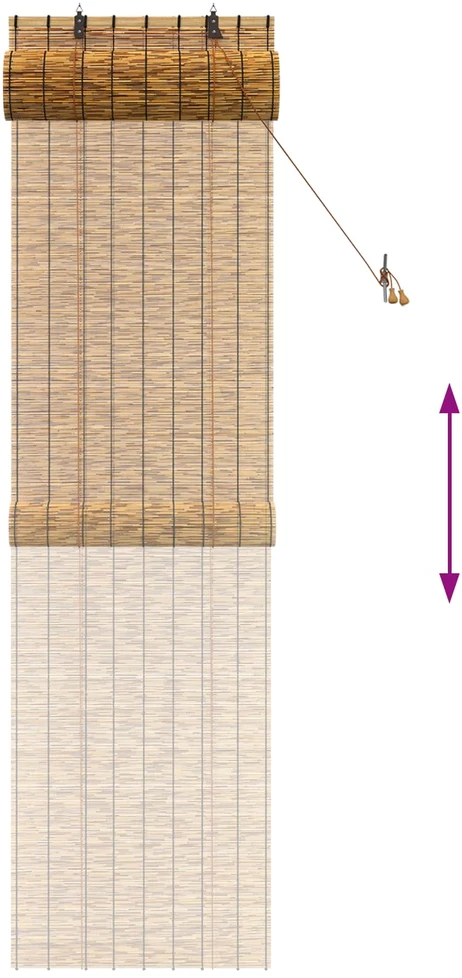 Roletas Ruda 60 x 220 cm Nendrės