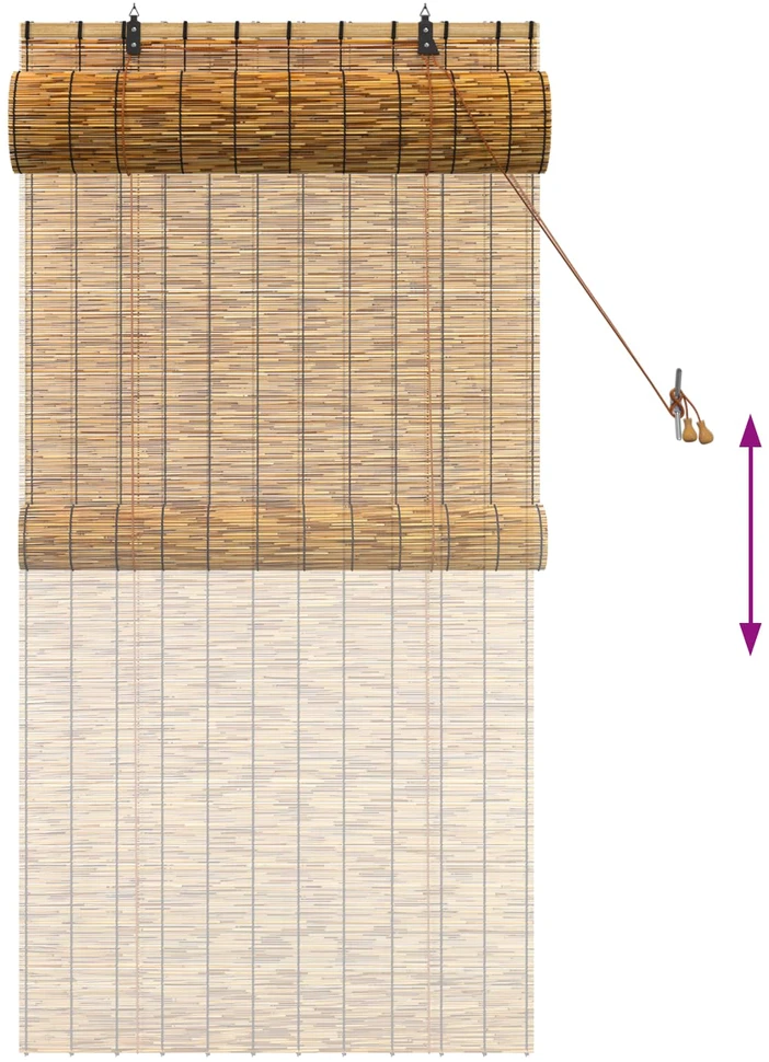 Roletas Ruda 80 x 160 cm Nendrės