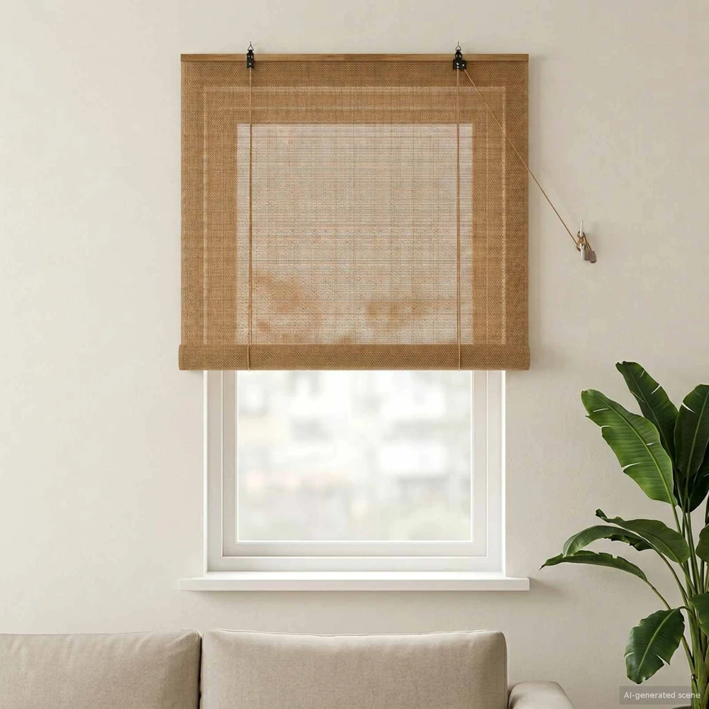 Roletas Ruda 90 x 160 cm Bambukas