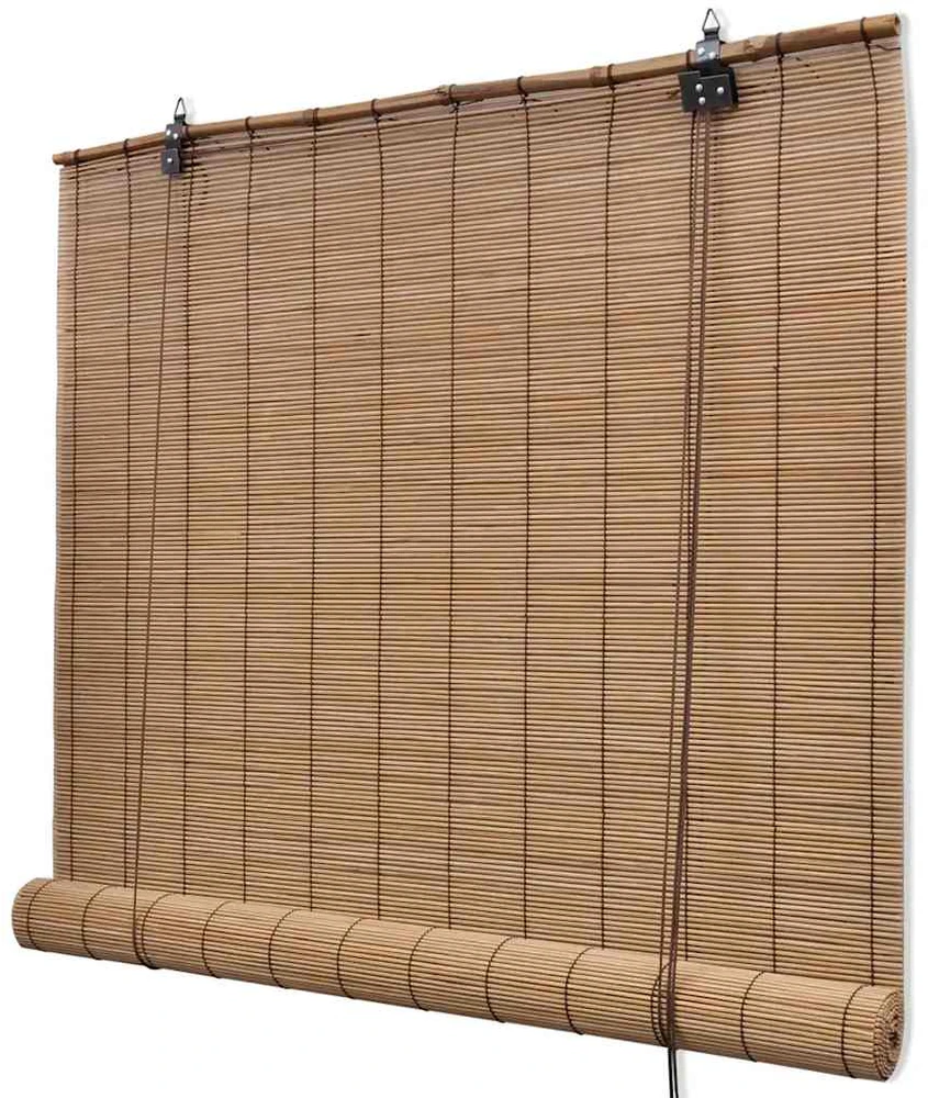 Roletas, rudos spalvos, 120x220cm, bambukas