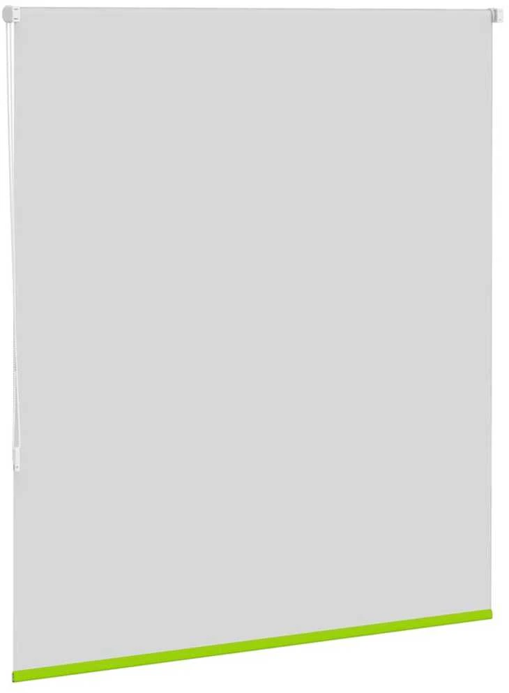 roletas smėlio lapai žali 125x150 cm audinio plotis 121,6 cm