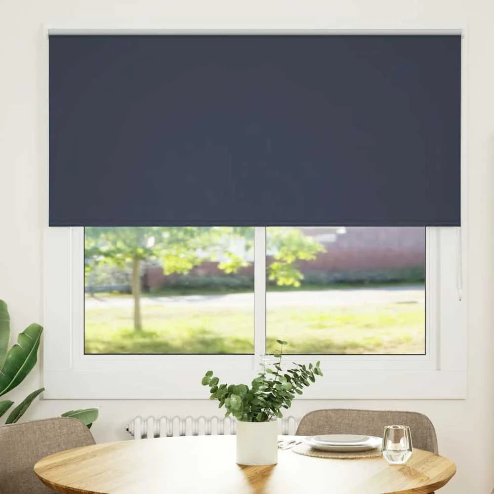 Roletas tamsiai mėlynos 160x175 cm audinio plotis 156,6 cm