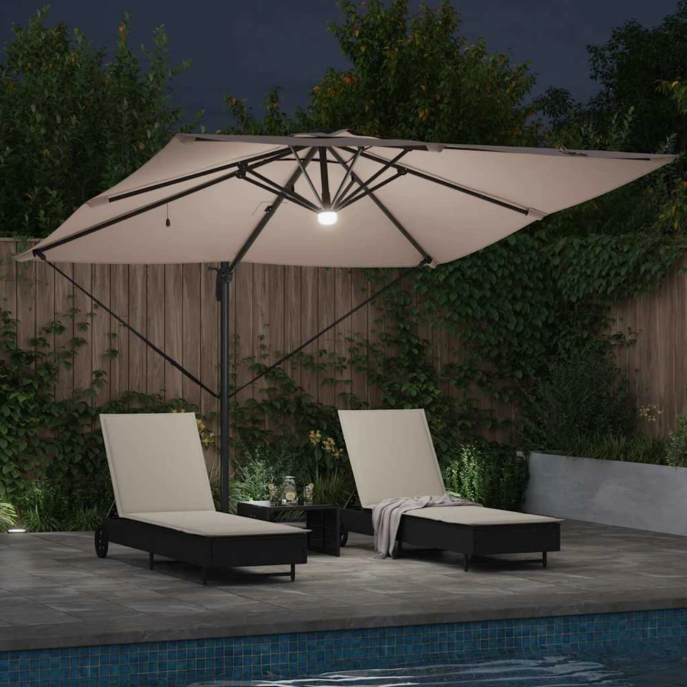 Roma Parasol 286 x 284 x 270 cm Aliuminis ir poliesteris